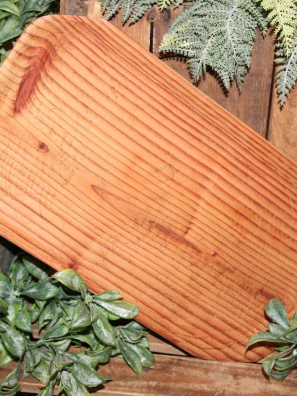 Large Vintage Rustic Farmhouse Wood Dough Bowl Tray